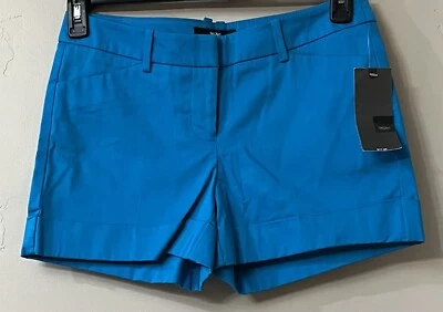 NWT Mossimo Women’s Turquoise Cuffed Shorts With Pockets Size 4 - Image 1 of 4