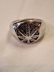 Anillo de acero de 7 hojas para hombre y mujer - Imagen 1 de 4