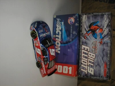2001 Action 1/24 NASCAR #9 Bill Elliott Ultimate Spider Man Dodge Intrepid R/T - Image 1 of 4
