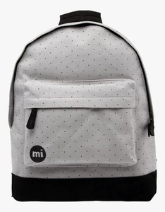 Zaino Donna Mi-Pac Backpack Canvas Dot Grey Black Rucksack Mochila MiPac - Imagen 1 de 3