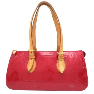 Louis Vuitton Rosewood Avenue M93507 Women's Shoulder Bag in Vernis Red Used - Picture 1 of 12