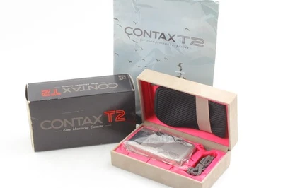 [Top MINT in BOX] Contax T2 Titan Silver Point & Shoot 35mm Film Camera JAPAN - Image 1 of 4