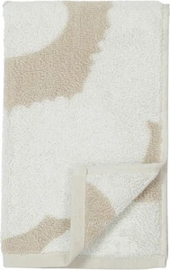 MARIMEKKO Unikko Gästetuch aus Frottee-Baumwolle (beige) – Handtuch, beige mohnfarben  - Bild 1 von 8
