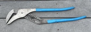 Channellock 480 Tongue and Groove Pliers Blue Handle, Made in USA - Picture 1 of 3
