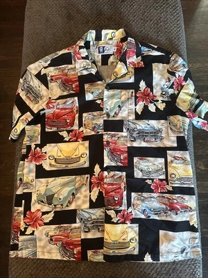 Vintage Styled by RJC Made in USA Short Sleeved Button up Hawaiian Shirt Mens XL - Image 1 of 4