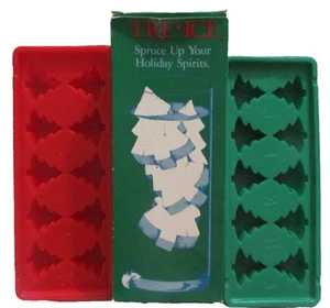 Tre-Ice Ice Trays Christmas Tree Winter Holiday Ice Cubes (2) - Picture 1 of 3