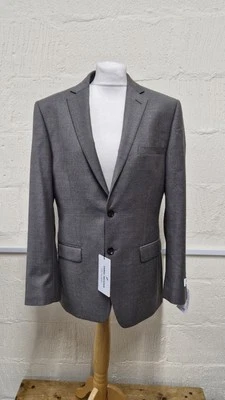 Traje Chaqueta Blazer Daniel Hechter Gris Gris Oscuro NUEVO 38R Foto 1 de 4
