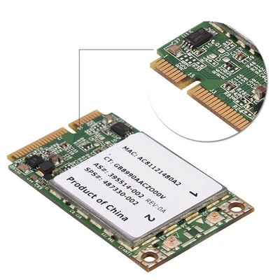 Professional 2.4G + 5G Dual Band Mini PCI‑E WIFI Wireless Card For  - Image 1 of 4