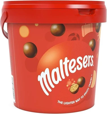 Maltesers Milk Chocolate Bucket Crunchy Chocolate Treats, 440g - Image 1 of 4