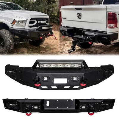 Vijay Fit 2010-2018 Dodge RAM 2500 3500 Front or Rear Bumper with LED Lights Foto 1 de 4