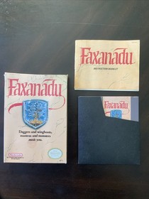 Faxanadu - 1989 Nintendo NES Game - Complete with Manual CIB Box