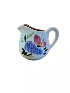 Stangl Pottery Clay Fruits and Flowers Design White Tea Server Creamer - Picture 1 of 4
