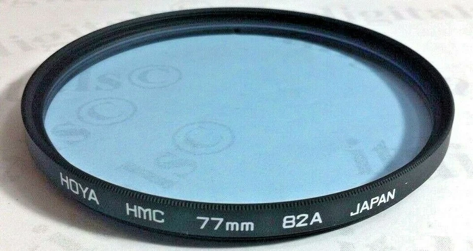 Hoya 77mm Multi-Coated HMC 82A 82 A Conversion Glass Lens Filter 77 mm 82-A MC  - Image 1 of 4