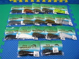 Gary Yamamoto 5" Super Grub Single Tail Soft 20er-Pack 18-20 Serie WÄHLEN SIE EINE FARBE - Bild 1 von 18