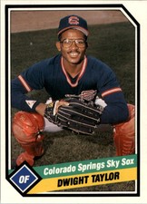 1989 Colorado Springs Sky Sox CMC #19 Dwight Taylor