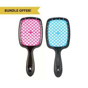 2 PACK Untangle Brush Hair Brush, Curly Hair Detangle Remove Tangle - Picture 1 of 27