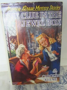 Vtg. 1943 Nancy Drew Mystery Stories: The Clue in the Jewel Box + Color DJ - Picture 1 of 9