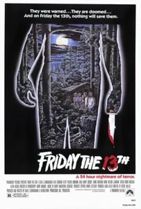 PÓSTER DE PELÍCULA VIERNES 13 24X36 PELÍCULA JASON PELÍCULA DE TERROR SLASHER PELÍCULAS DIVERTIDAS DIVERTIDAS - Imagen 1 de 1