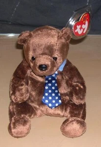 Hero the Bear (Día del Padre), Ty Beanie Baby (2001), con etiquetas, muy bueno - Imagen 1 de 1