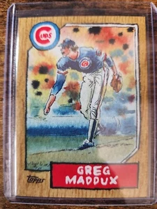 2024 Topps Spotlight Andy Friedman Greg Maddux #53 Chicago Cubs HOF - Picture 1 of 2