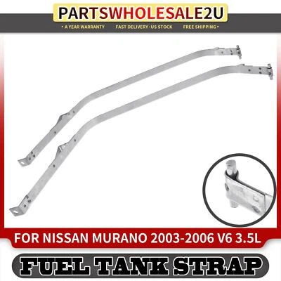 2x Correa de tanque de combustible para Nissan Murano 2003 2004 2005 2006 V6 3,5 L gris 17406CC40A Foto 1 de 4