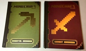 Lot of 2  Minecraft Books Combat And Essential Handbooks - Imagen 1 de 6