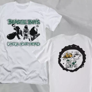 Beastie Boys Band Check Your Head Retro Style Double Sided T-Shirt - Picture 1 of 3