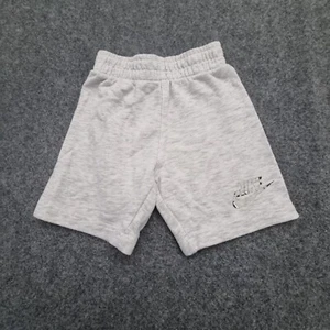 nike Shorts Kids XSMALL grey sports modern cotton fleece casual summer size XS - Picture 1 of 14