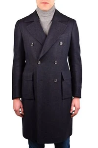 STILE LATINO coat EU 50 US 40 wool herringbone handmade Vincenzo Attolini - Picture 1 of 6
