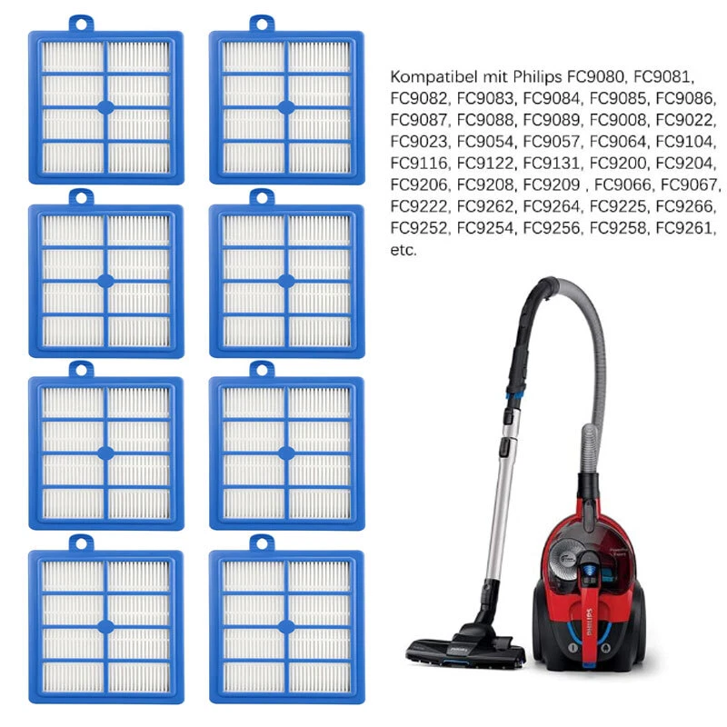 ANEWISE_STORE 4/8 HEPA 13 Filter für Philips FC9150 FC8038/01 AEG Turbo Cyclonic Performer Pro