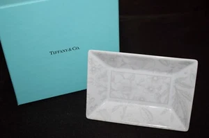 Tiffany & Co Clinique Trinket Jewelry Vanity Porcelain Tray Plate Dish NIB ~ US2 - Picture 1 of 6
