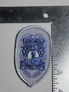 Sombrero Bin1 B11 Correcciones Policiales Parche de Prisión Departamento de Virginia Talla - Imagen 1 de 2