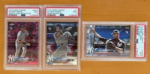 2018 GLEYBER TORRES Topps Chrome Update HMT9 Pink 31 Refractor US200 SP PSA 9 - Picture 1 of 2