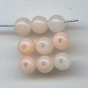 12 ACRÍLICO ROSA PIEL ÁNGEL DE COLECCIÓN 8mm. CUENTAS REDONDAS SUAVES 2046 - Imagen 1 de 1