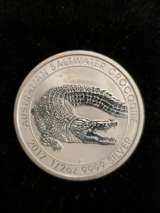 2017 ½ oz. Australian Saltwater Crocodile. No milk spots. (SB-28) - Picture 1 of 2