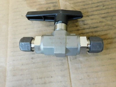 PARKER 8Z(A)-B8LJ2-SSP S/S STAINLESS 316 BALL VALVE - Image 1 of 4