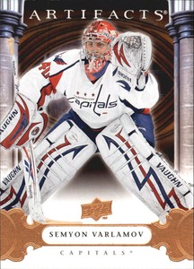 2009-10 Artifacts Capitals Hockey Card #89 Simeon Varlamov