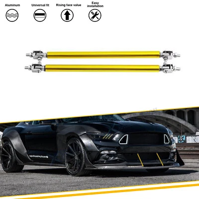 Set Gold Alloy Front Bumper Strut Rod Tie Bars For Ford F150 Mustang Fusion - Image 1 of 4