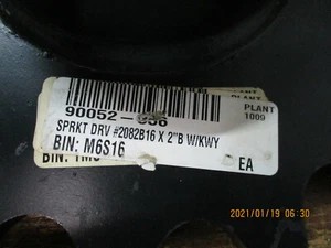 NUEVO OTRO PIÑÓN MARTIN 2082B16 X 2", 16 DIENTES, LLAVE, S.S.  - Imagen 1 de 2