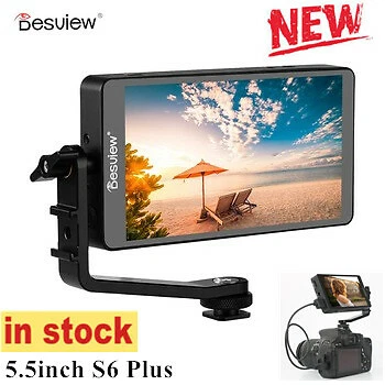 Монитор полевой Bestview S6 Plus 4K 5,5 дюйма сенсорный экран 3D LUT HDMI FHD камера - Изображение 1 из 4