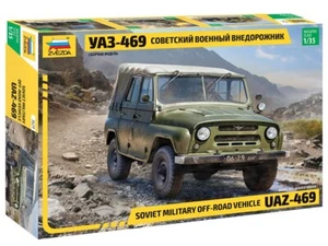 Zvezda 3629 veicolo fuoristrada militare sovietico UAZ-469 modellino in plastica scala 1:35 - Foto 1 di 7