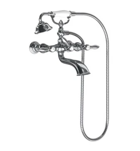 Moen S22110BN Weymouth Mango de dos palancas Montaje en pared Relleno de bañera con ducha de mano - Imagen 1 de 1