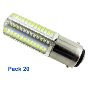 20x BA15D 152 3014 LED Light Bulb Lamp Fit Singer White FW 221K7 Cool White 120V - Picture 1 of 4