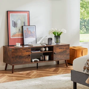 Wooden Fireplace Tv Stand for up to 60 Inch TV Entertainment Center for Living R - Picture 1 of 13