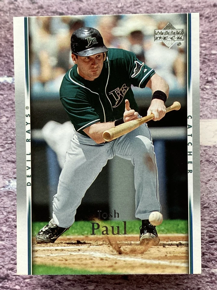 2007 Upper Deck Josh Paul #970 Tampa Bay Devil Rays - Image 1 of 2
