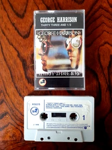 George Harrison - Thirty Three and 1/3 - Cassette - 1976 Original - Play Tested - Picture 1 of 3