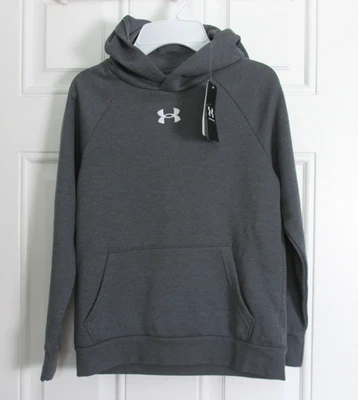 NEW YOUTH BOYS UNDER ARMOUR RIVAL FLEECE LINED HOODIE SZ YS SMALL $40.00 - Image 1 of 3