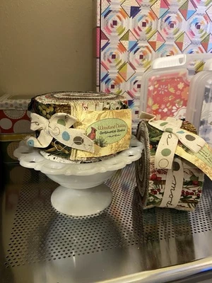 Woodland Holiday By Sentimental Studios For Moda Jelly Roll OOP Line - Image 1 of 3