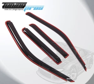 For Ford Explorer Sport Trac 2001-2005 Black Window Rain Guards Visor 4pcs Set - Picture 1 of 4