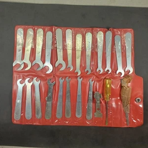 Upland 24 Piece Automotive Ignition Kit (Missing Pliers) W/Soft Case Vintage - Picture 1 of 11